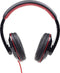 Gembird MHS-BOS - Over-Ear hoofdtelefoon - Ruisonderdrukking - Rood Zwart