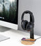 Oakywood 2in1 Headphones Stand - Massief Eiken - Echt Hout Koptelefoon Standaard Houder met 10W Draadloze Oplader