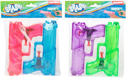 Splash Waterpistool Transparant, 2st.