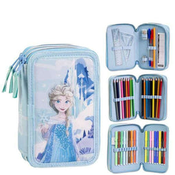 Pennenzak Frozen Donkerblauw 12,5 x 6,5 x 19,5 cm