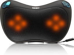 Sanbo WL20 - Draadloos Shiatsu Massagekussen - 8 Massagekoppen - Zwart