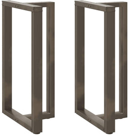 vidaXL - Bartafelpoten - 2 - st - T-vormig - 60x35x(100-101) - cm - staal - naturel