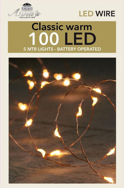 3 stuks - Anna's Collection - Batterijverlichting led binnen koperd...