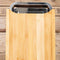 Cuisine Performance - Bamboe Snijplank - RVS Opvangschaal - 33 x 24 x 4 cm