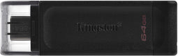 Kingston DataTraveler 70 - USB-C Flash Drive 64GB - USB 3.2 Gen 1 - Zwart