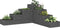 vidaXL - Plantenbak - 4-laags - 80,5x79x36 - cm - massief - grenenhout - grijs