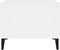 vidaXL - Salontafel - 60x50x40 - cm - bewerkt - hout - wit