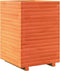 vidaXL - Plantenbak - 50x50x72 - cm - massief - grenenhout - wasbruin