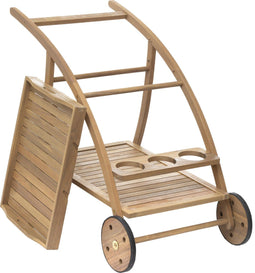 Hespéride Tiwi tafel trolley - Serveerwagen - Roltafel - Voor buiten - Acaciahout