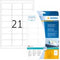 Herma Labels white 63,5x38,1 removable SuperPrint 525 pcs.