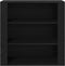 vidaXL - Wandkast - Zwart - Eiken - 80x33x80 - cm - Engineered - Wood