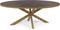 Stalux Eettafel - Tafel Mees - Stijlvol Design - Duurzaam Materiaal - Gemakkelijk Onderhoud - Bruin - 180 cm