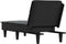 vidaXL - Chaise - longue - stof - donkergrijs