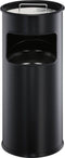 Durable 3330 333001 Afvalbak 17 l (l x b x h) 305 x 302 x 687 mm Zwart Met asbak 1 stuk(s)