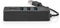 Nedis CCGB60250BK01 - USB Hub - 4x USB 2.0 poorten en microSD kaartlezer - Zwart