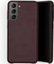 Selencia Hoesje Geschikt voor Samsung Galaxy S21 Plus Hoesje - Selencia Gaia Slang Backcover - Donkerrood