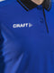 Craft Pro Control Polo Dames - Voetbal - Korte mouw - Royal / Zwart - M