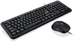 iBox Office Kit II - Toetsenbord Draad - Qwerty - Engels Internationaal - USB 2.0