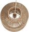 tectake® Plafondlamp Allegra - Hanglamp Boho stijl - Ø32 x 33 cm - Jute lampenkap - 40W - Woonkamer slaapkamer eetkamer