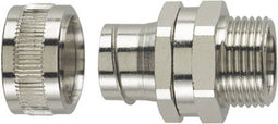 HellermannTyton 166-30405 SC25-SM-M25 Slangbevestiging Metaal M25 21.10 mm Recht 1 stuk(s)