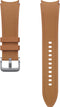 Samsung Watch Hybrid Leather Band - Geschikt voor Galaxy Watch6 (Classic) - Zweetbestendig - Bruin (S/M)