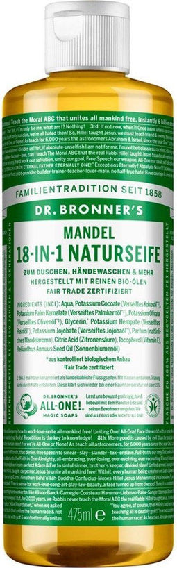 Dr. Bronner's Almond Vloeibare Zeep (473ml)