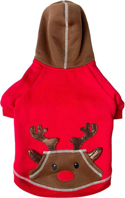 Happy Pet Hondentrui Sweater Rendier Rood Maat M/L