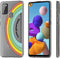 iMoshion Hoesje Geschikt voor Samsung Galaxy A21s Hoesje Siliconen - iMoshion Design hoesje - Meerkleurig / Rainbow Love