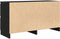 vidaXL - Tv-meubel - 100x35x54 - cm - bewerkt - hout - zwart