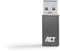 ACT AC7375 - USB-A naar USB-C adapter - USB 3.2 Gen1 5Gbps - Grijs