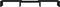 vidaXL - Monitorstandaard - 80x24x10,5 - cm - massief - grenenhout - zwart