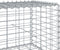 vidaXL - Schanskorf - 800x100x50 - cm - gegalvaniseerd - ijzer - zilverkleurig