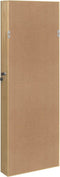 vidaXL - Sieradenkast - met - spiegel - wandgemonteerd - 37,5x10x106 - cm