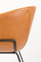 Zuiver Feston Armstoel - Bruin - Set van 2