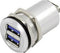 TRU COMPONENTS USB-14 USB A dubbele inbouwbus 3.0 Bus, inbouw Inhoud: 1 stuk(s)