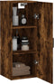 vidaXL - Hangkast - 34,5x34x90 - cm - gerookt - eikenkleurig