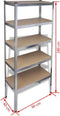 vidaXL - Opbergrek - voor - de - garage - 10 - st
