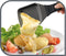 Tefal Inox RE4588 - Gourmetstel - 10 pannetjes - zwart