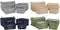 Basket spelset DKD Home Decor Groen Grijs Crème Marineblauw Loft 39 x 27 x 24 cm (4 Onderdelen)