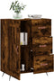vidaXL - Dressoir - 69,5x34x90 - cm - bewerkt - hout - gerookt - eikenkleurig