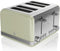 Swan Retro 4-Slot Broodrooster 19020 - Ontdooi- en opwarmfunctie - Groen