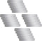 vidaXL - Grasboorden - 10 - st - 100x20 - cm - gegalvaniseerd - staal