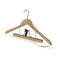 Klika - Houten hanger 44 cm broekklem dikte 12mm - 20 stuks