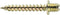Schroef CELO M6 x 30 mm 6 x 30 mm (100 Stuks)