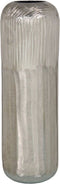 Vaas 15 x 15 x 48 cm Zilver Aluminium