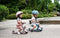 Scoot and Ride Highwaykick 1 - Loopfiets en step - Kantelbeveiliging - Peach