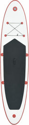 vidaXL Stand-up paddleboard opblaasbaar rood en wit
