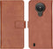 iMoshion Hoesje Geschikt voor Nokia 1.4 Hoesje Met Pasjeshouder - iMoshion Luxe Bookcase - Bruin