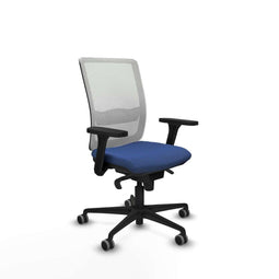 Piqueras y Crespo 3D036G0 - Bureaustoel - Verstelbare hoogte met armleuning - Marineblauw