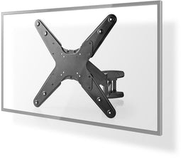 Nedis TVWM2732BK - Muurbeugel - Verstelbaar 23-55 inch - Zwart